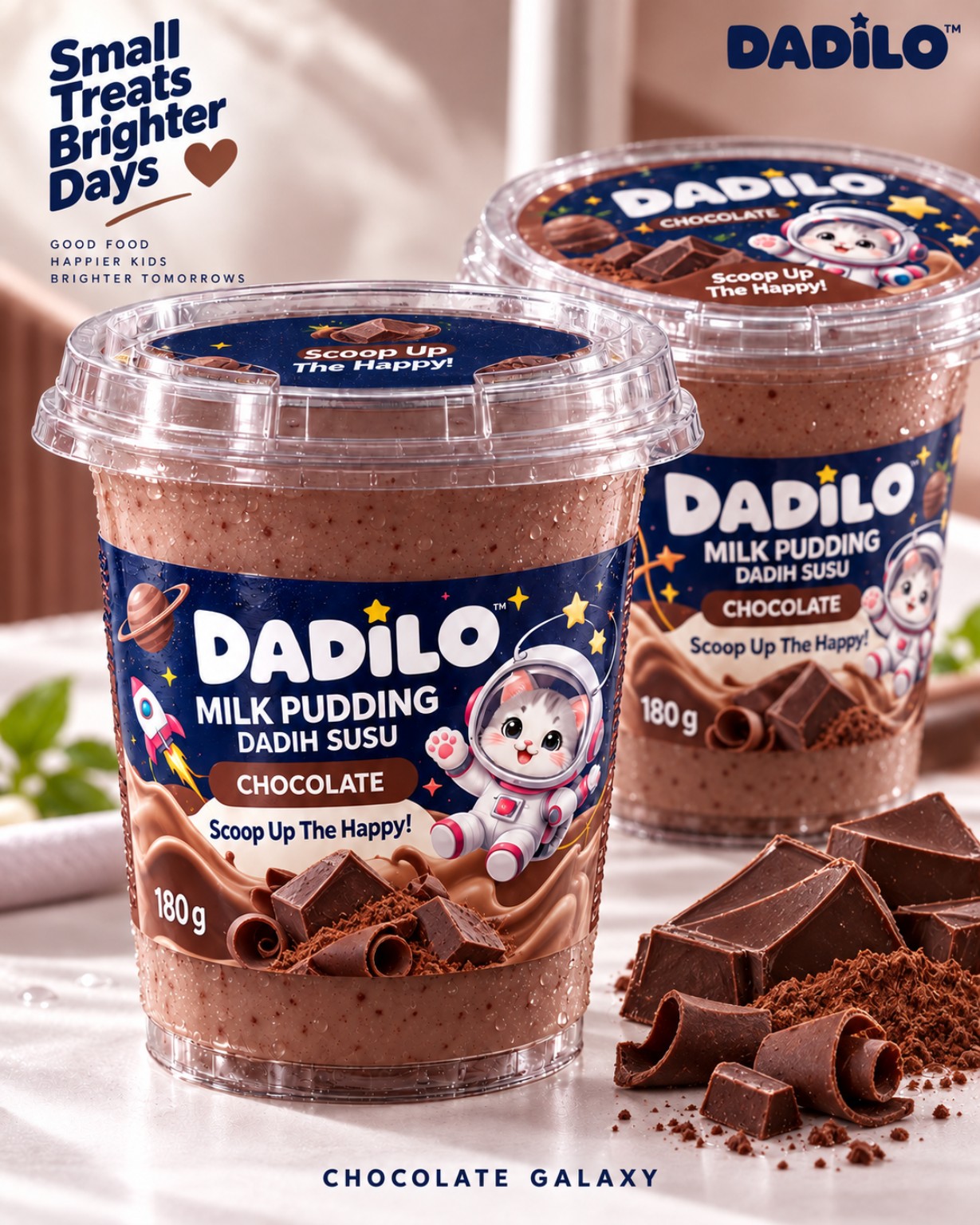 Dadilo perisa Coklat, 180g