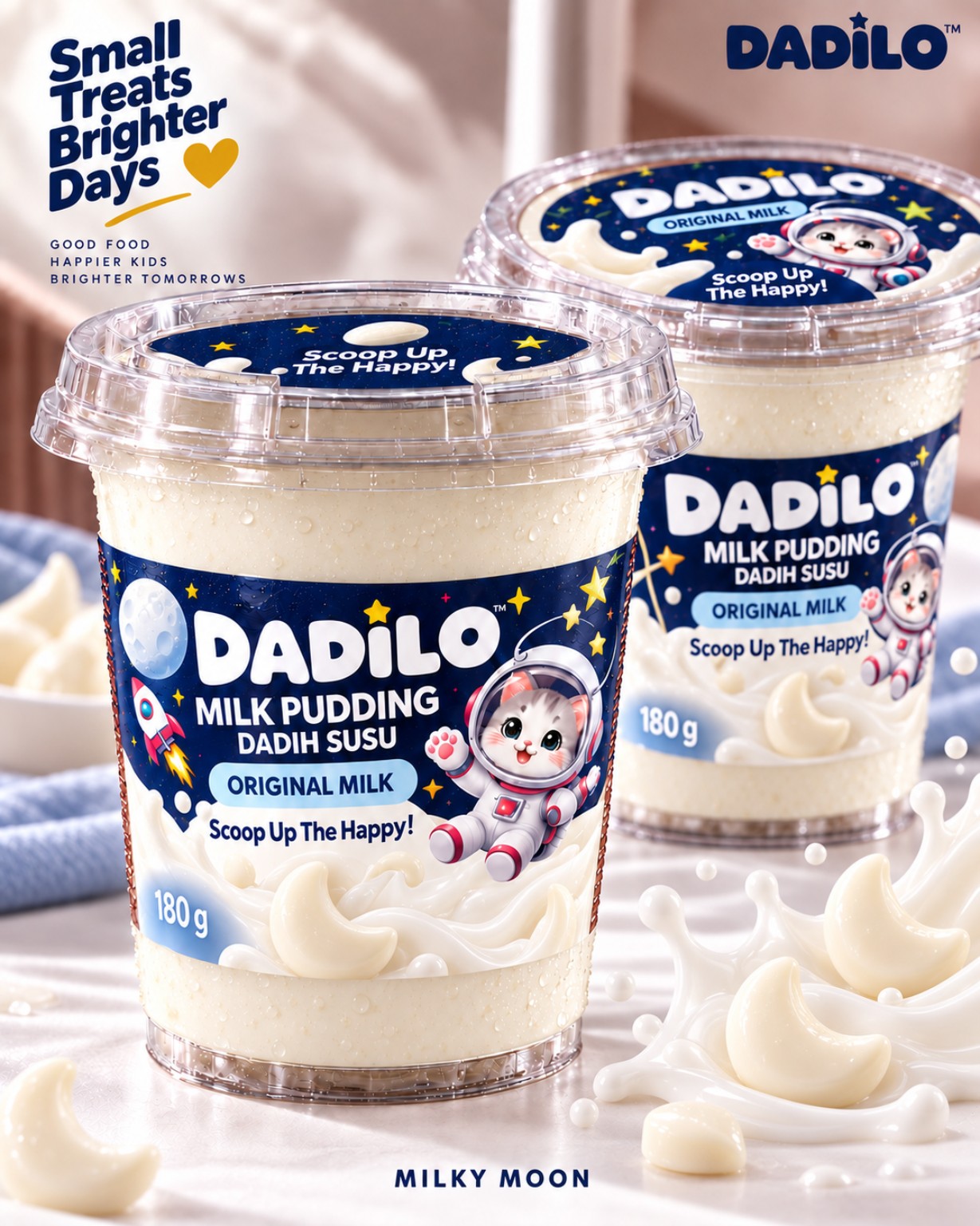 Dadilo perisa Susu Asli, 180g